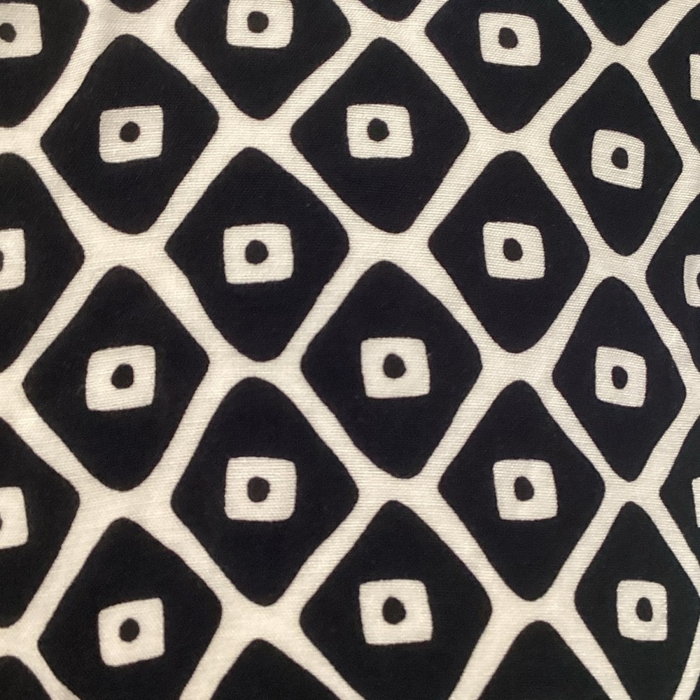 Persona by Marina Rinaldi Black and White Patterned Dress - Picture 4 of 8